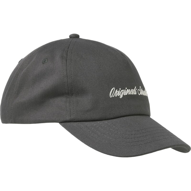 JACK & JONES Čiapka JACFRAME čadičová / biela 66068807