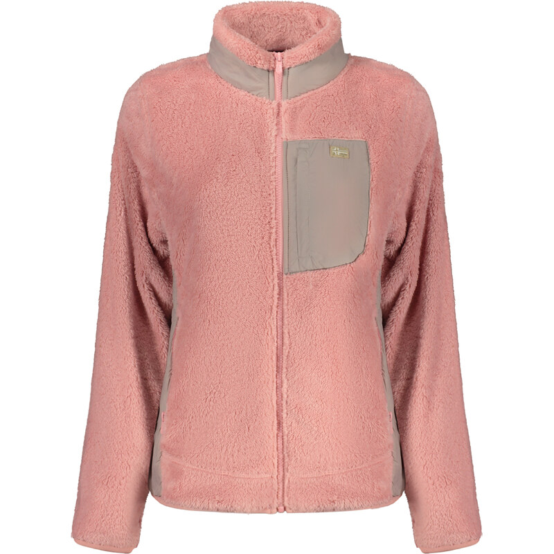 Športová Dámska Mikina so zipsom NORWAY 1963 Ružová 68244037