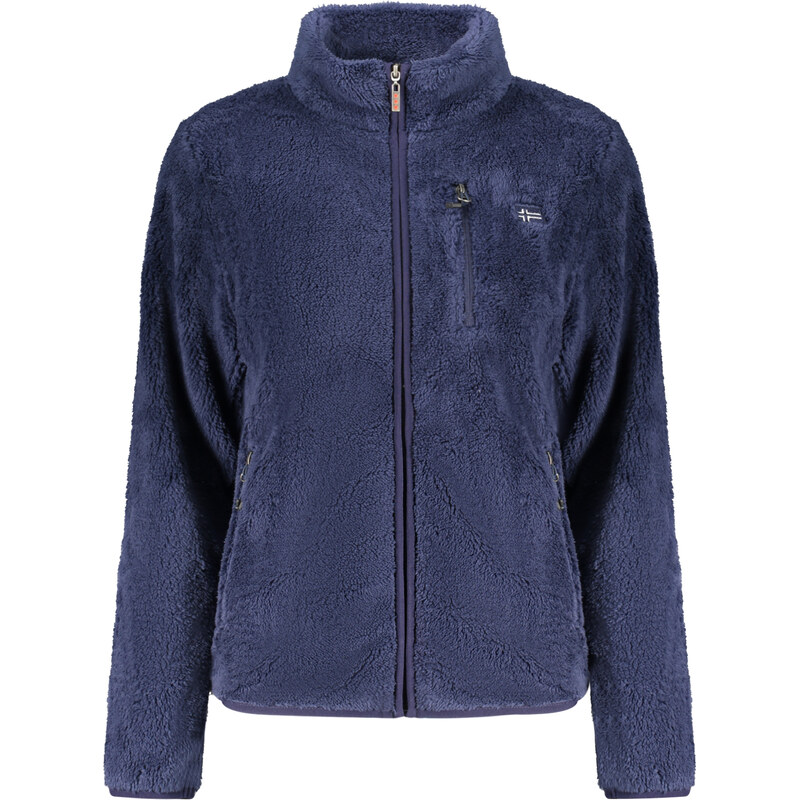 Športová Dámska Mikina so zipsom NORWAY 1963 Modrá 68243247