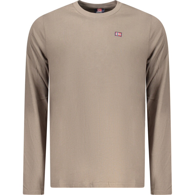 NORWAY 1963 MENS LONG-SLEEVE T-SHIRT BROWN 66079853