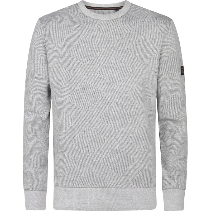 Petrol Industries Mikina Estes sivá melírovaná 66068938