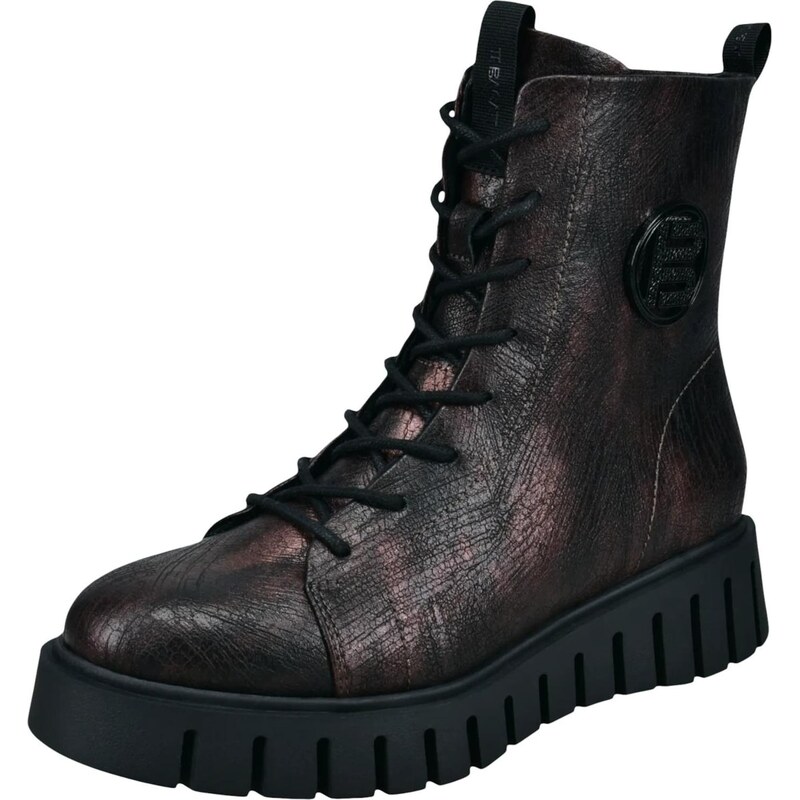 TT. BAGATT Šnurovacie čižmy burgundská / čierna 66069130