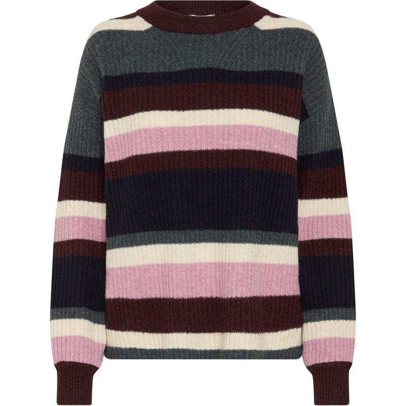 b.young Sveter BYONEMA námornícka modrá / sivá / bordová / prírodná 66069164