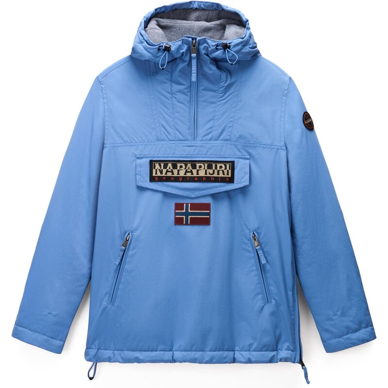 NAPAPIJRI Funkčná bunda RAINFOREST krémová / nebesky modrá / červená / 66069182
