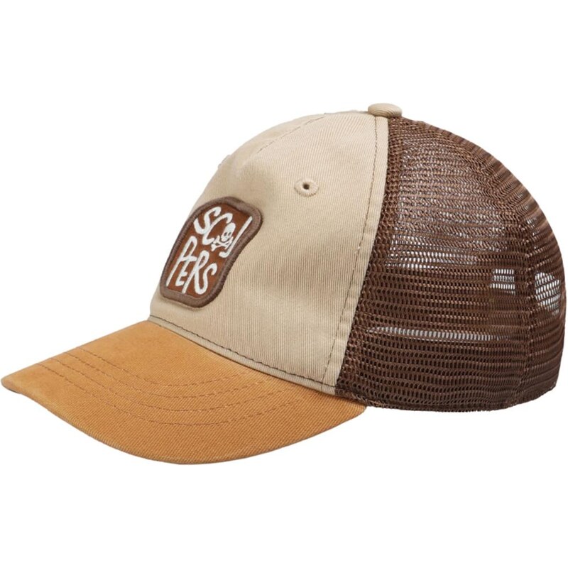 Scalpers Čiapky hnedá / pastelovo oranžová 66069209