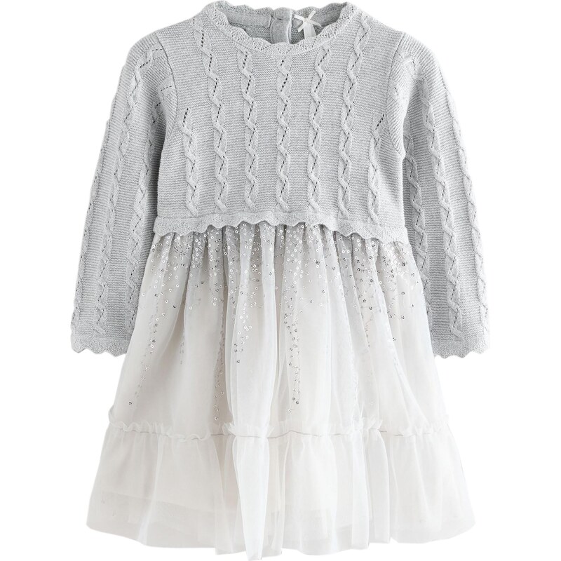 Next Šaty sivá / svetlosivá 66069240