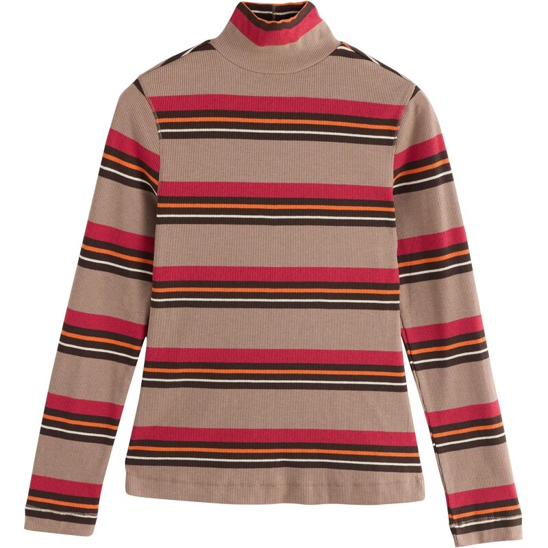 Next Tričko svetlohnedá / červená / čierna 66069258