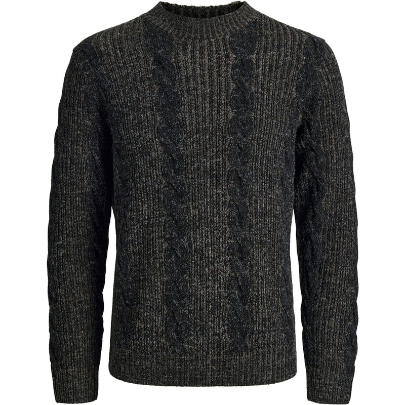 Jack & Jones Premium Sveter JPRBLUCARL čierna melírovaná 66069369