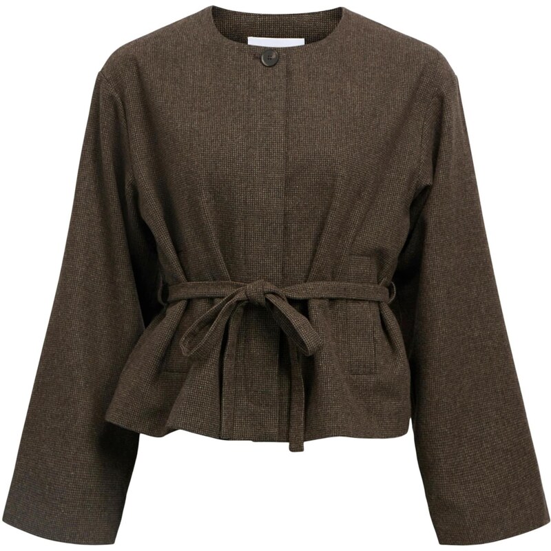 OBJECT Prechodná bunda OBJDarla čokoládová 66069443