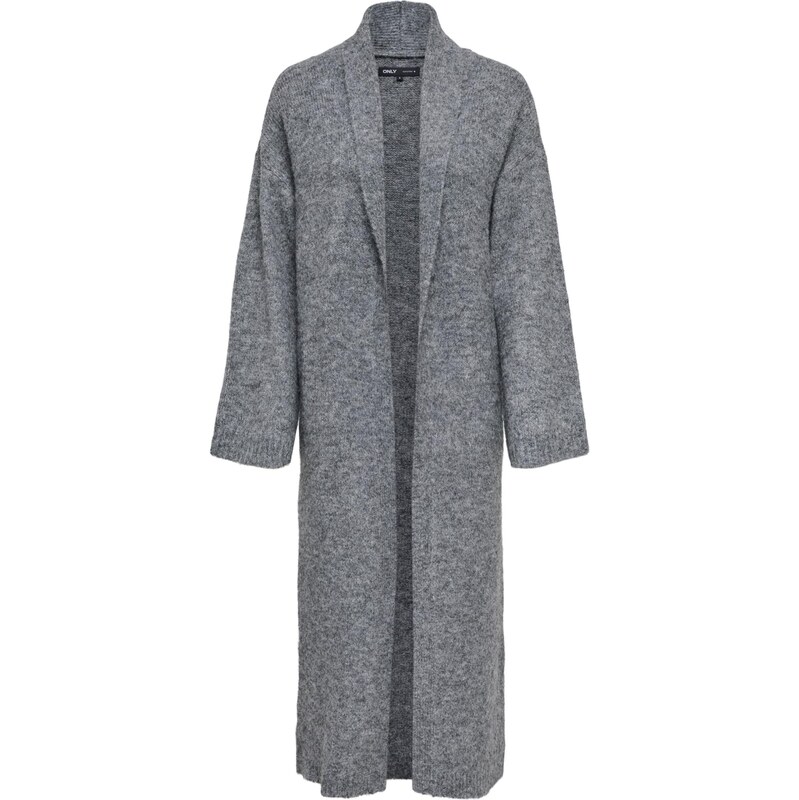 ONLY Pletený kabát ONLazu sivá melírovaná 66069487