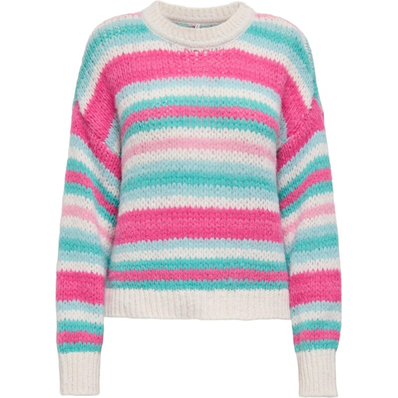 ONLY Sveter ONLALYSSA nebielená / tyrkysová / ružová 66069552