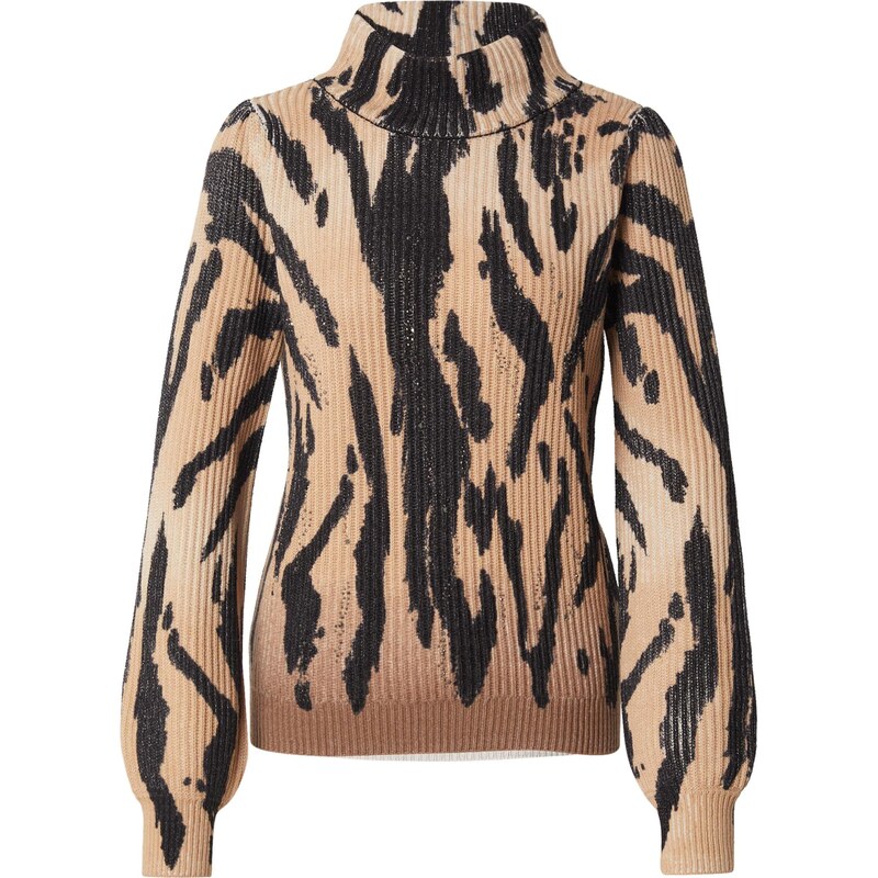 monari Sveter svetlohnedá / svetlooranžová / čierna 66069796