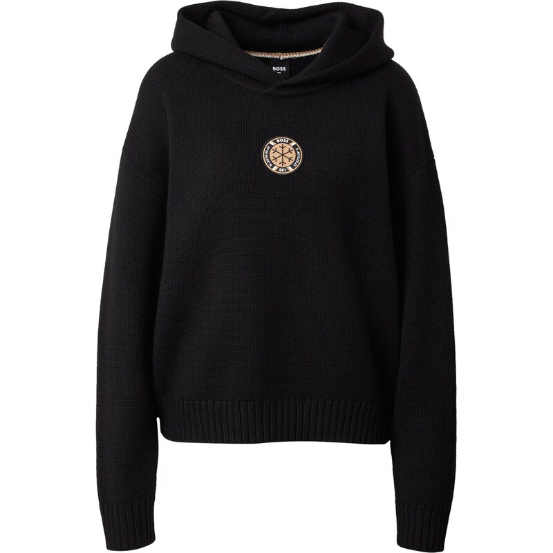 BOSS Sveter Flomita_SKI hnedá / čierna 66069792