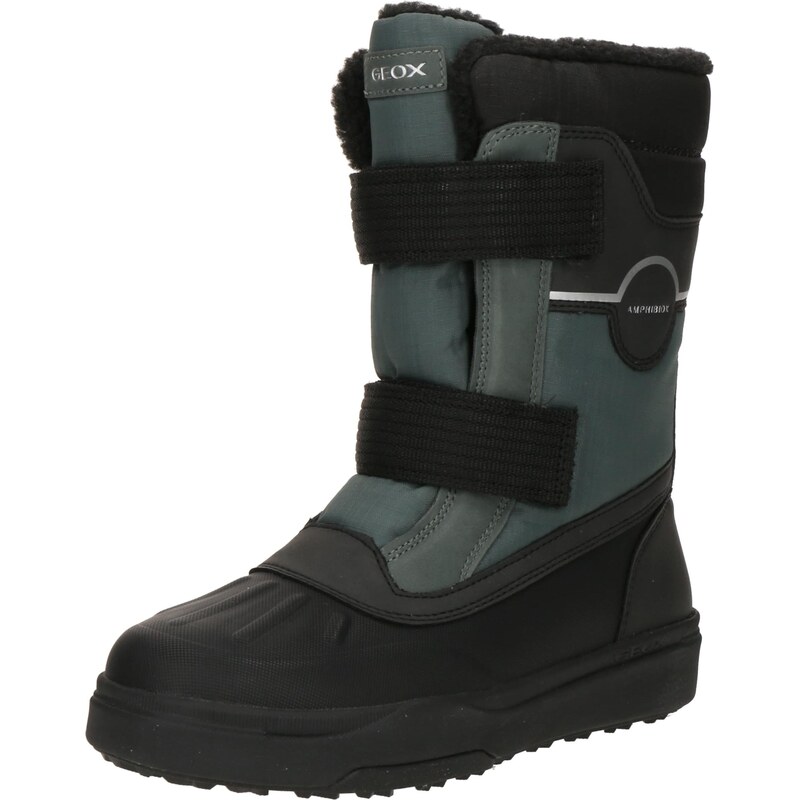 GEOX Snehule BUNSHEE zelená / čierna 66069882