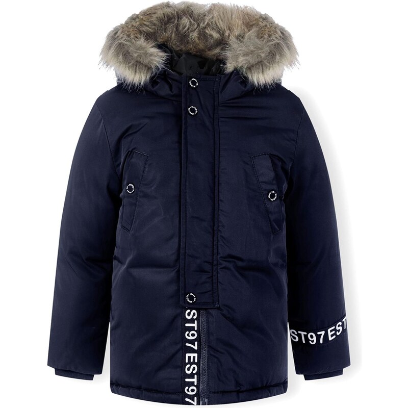 MINOTI Zimná bunda námornícka modrá / biela 54280883