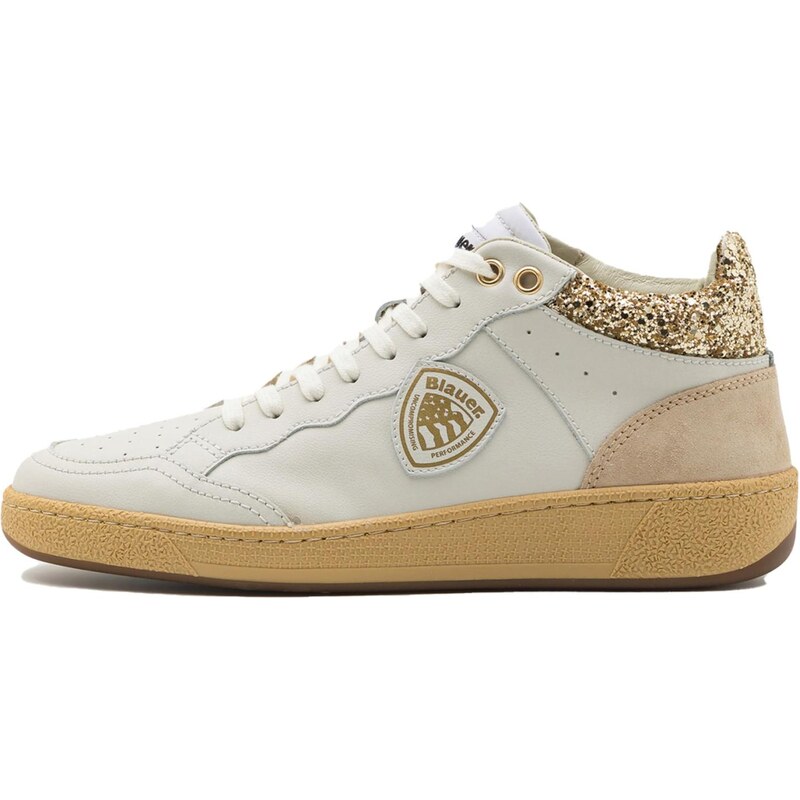 Blauer.USA Nízke tenisky béžová / zlatá / strieborná / biela 66074295