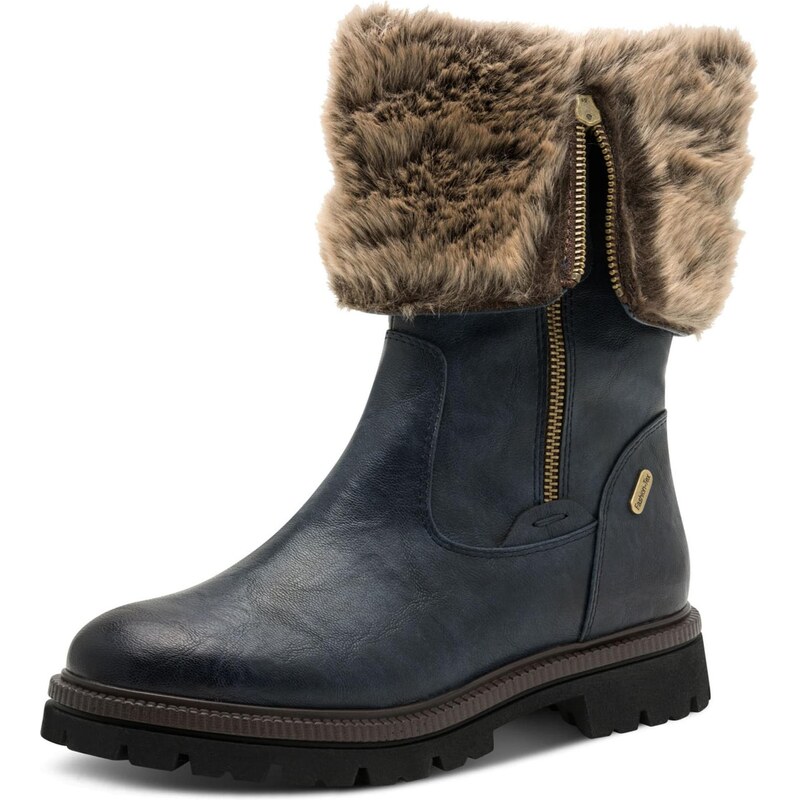 MARCO TOZZI Čižmy námornícka modrá 66074336