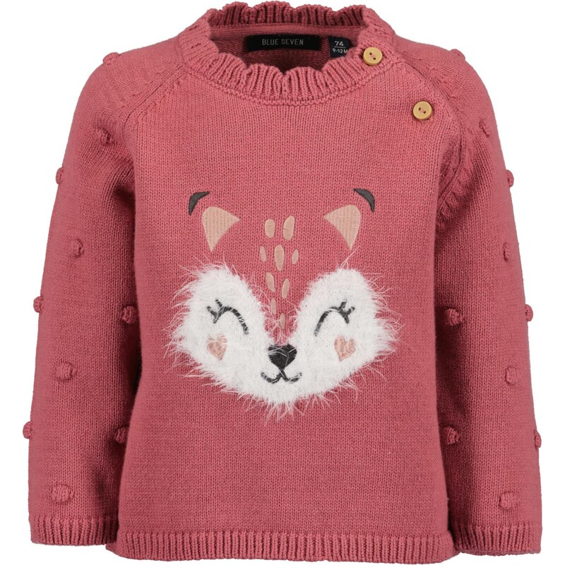 BLUE SEVEN Sveter telová / svetlofialová / červená / biela 66074375