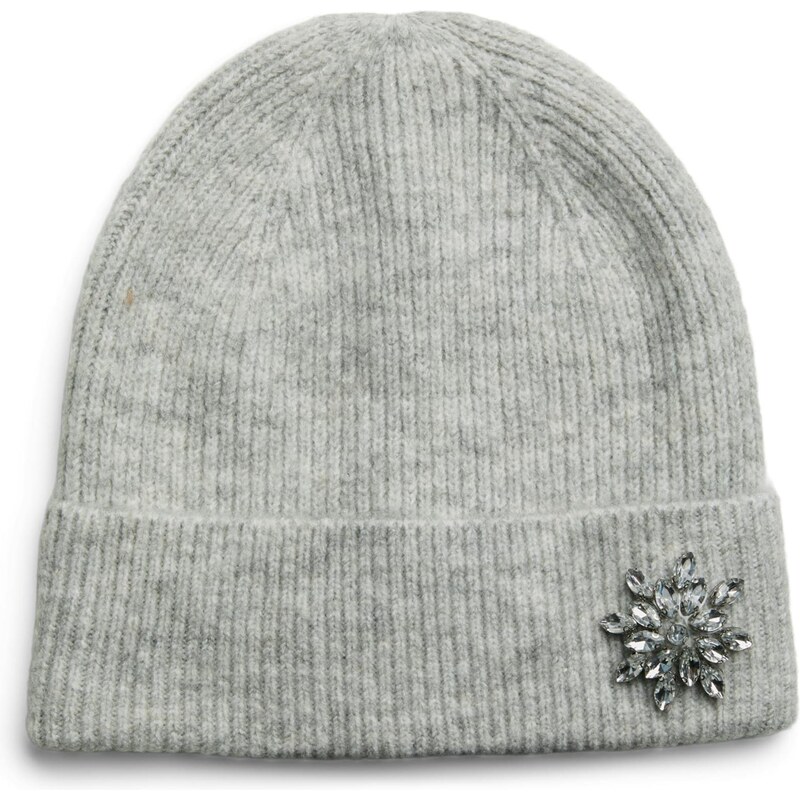 PIECES Čiapky PCJEILLA svetlosivá 66074494