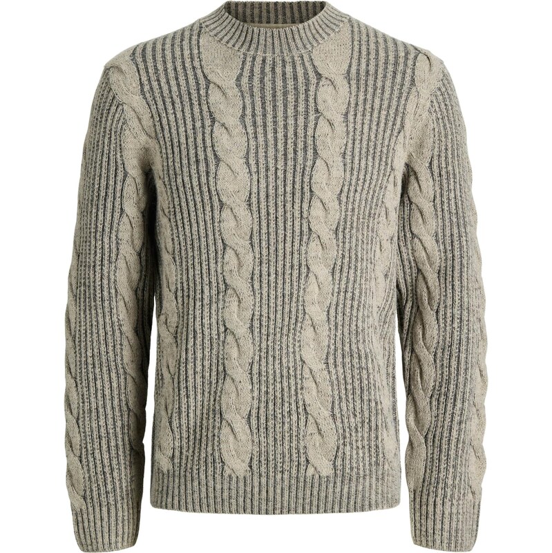 Jack & Jones Premium Sveter JPRBLUCARL sivá / sivá melírovaná 66075938