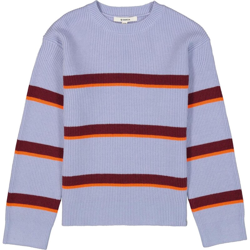 GARCIA Sveter nebesky modrá / červená / burgundská 66076114