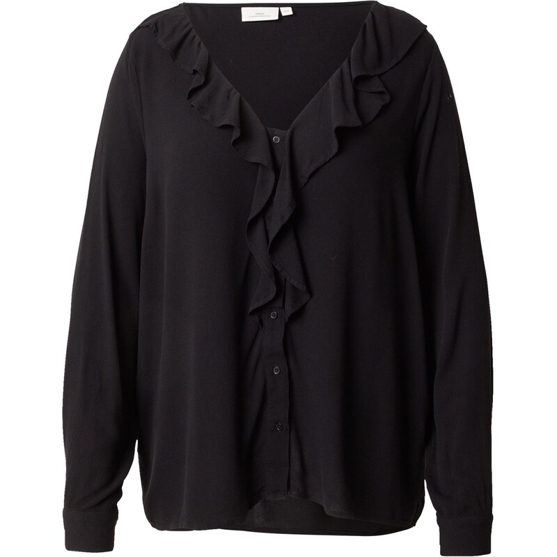 ONLY Carmakoma Blúzka CARKana čierna 66076167