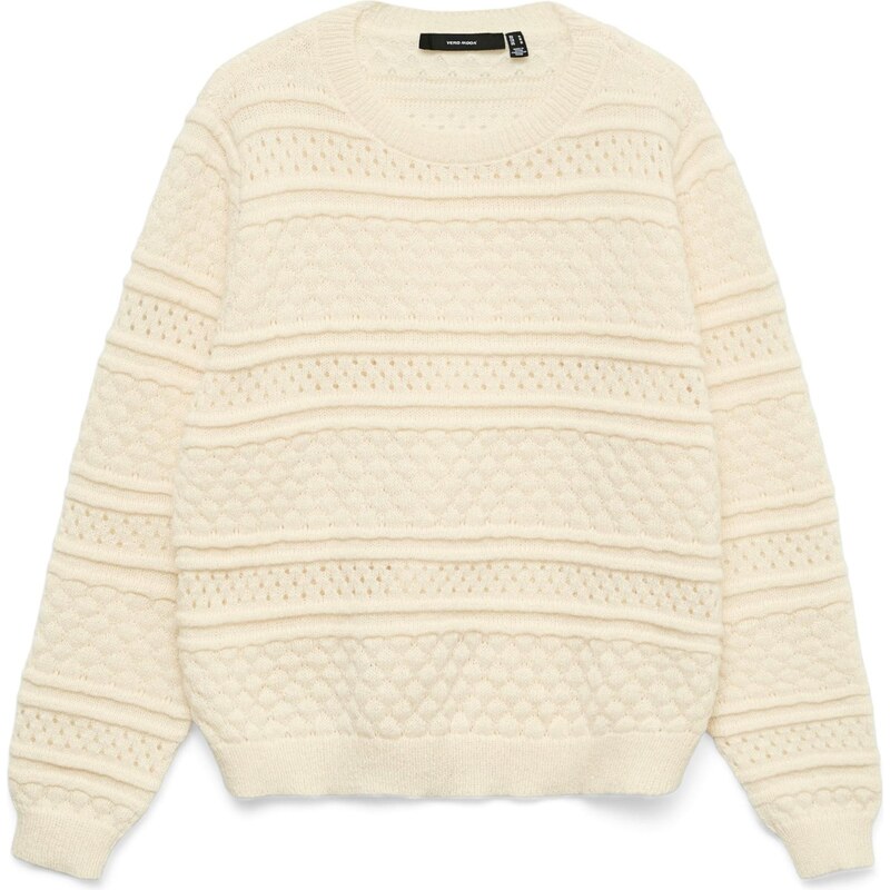 VERO MODA Sveter VMLEO béžová 66076180