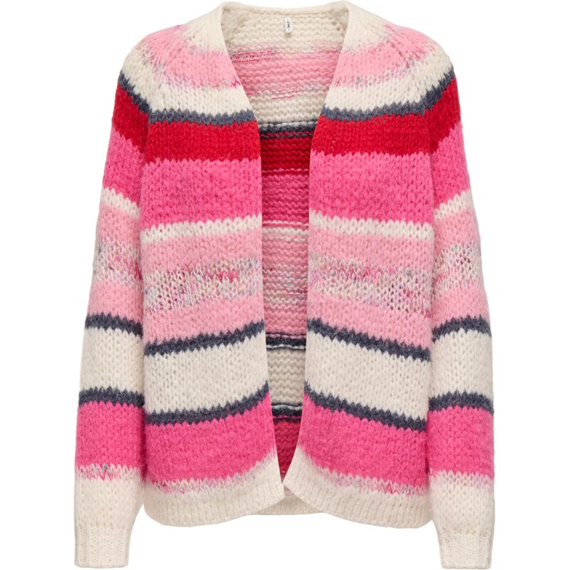 ONLY Kardigán ONLALYSSA béžová / sivá / ružová / červená 66076219