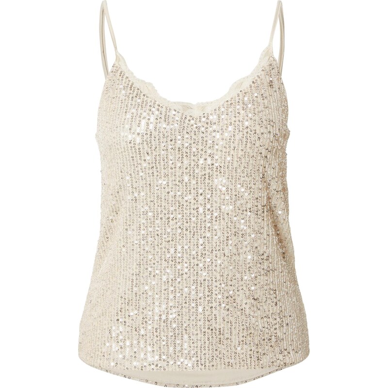 ABOUT YOU Top Florentine krémová / zlatá 66076238