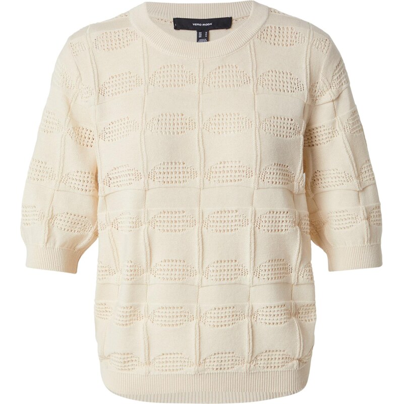 VERO MODA Sveter VMMARVELOUS béžová 66076212