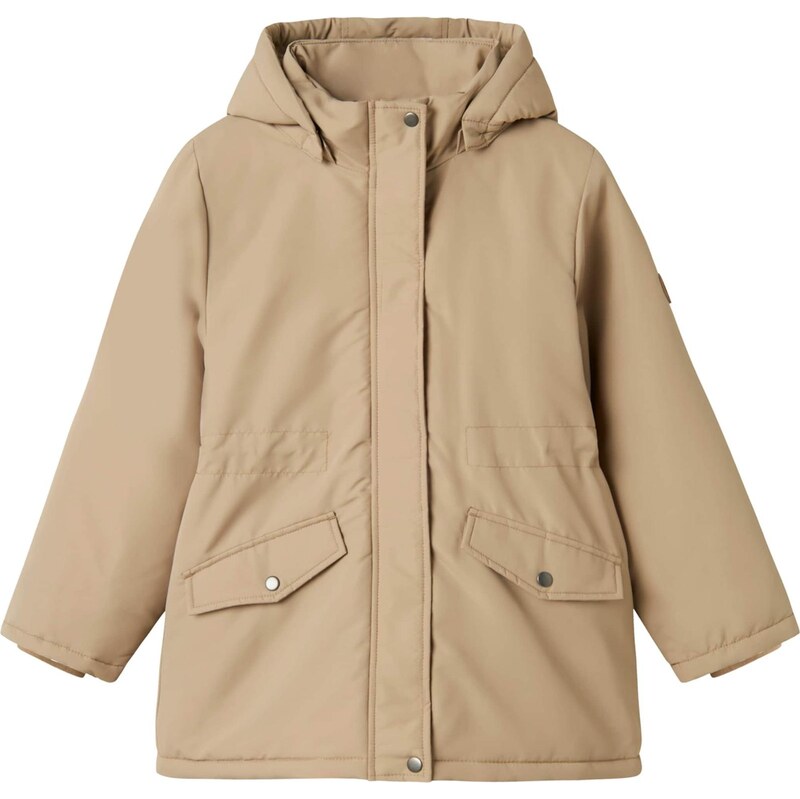 NAME IT Prechodná bunda NKFMARLOW tmavobéžová 66076228