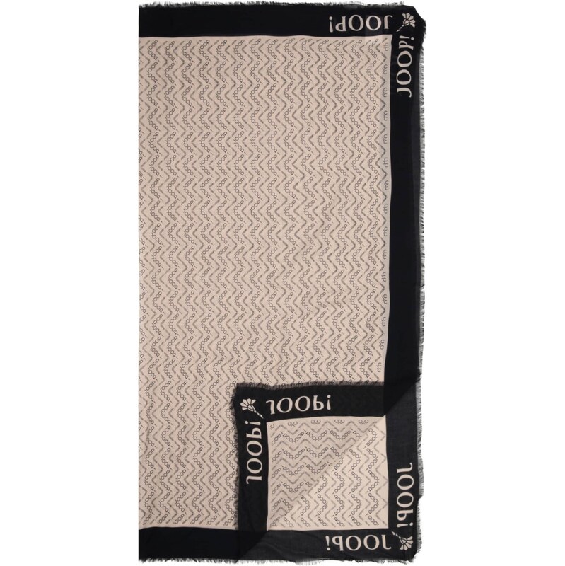 JOOP! Šál Afia béžová / námornícka modrá 66076266