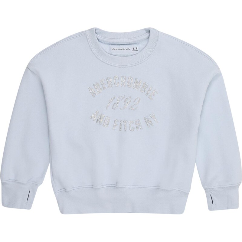 Abercrombie & Fitch Mikina ROSE BOUQUET svetlomodrá / strieborná 66076268