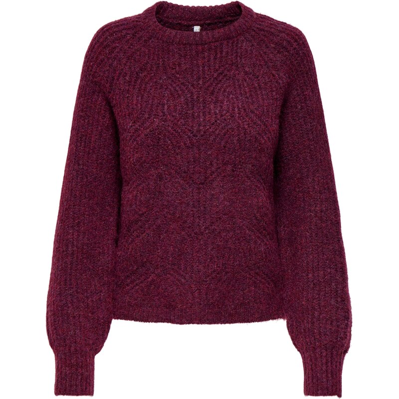 ONLY Sveter ONLGILA vínovo červená 66076289