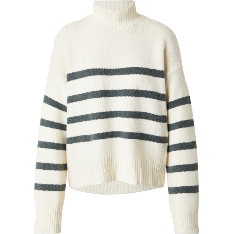 ABOUT YOU Sveter Felice jedľová / biela 66203140