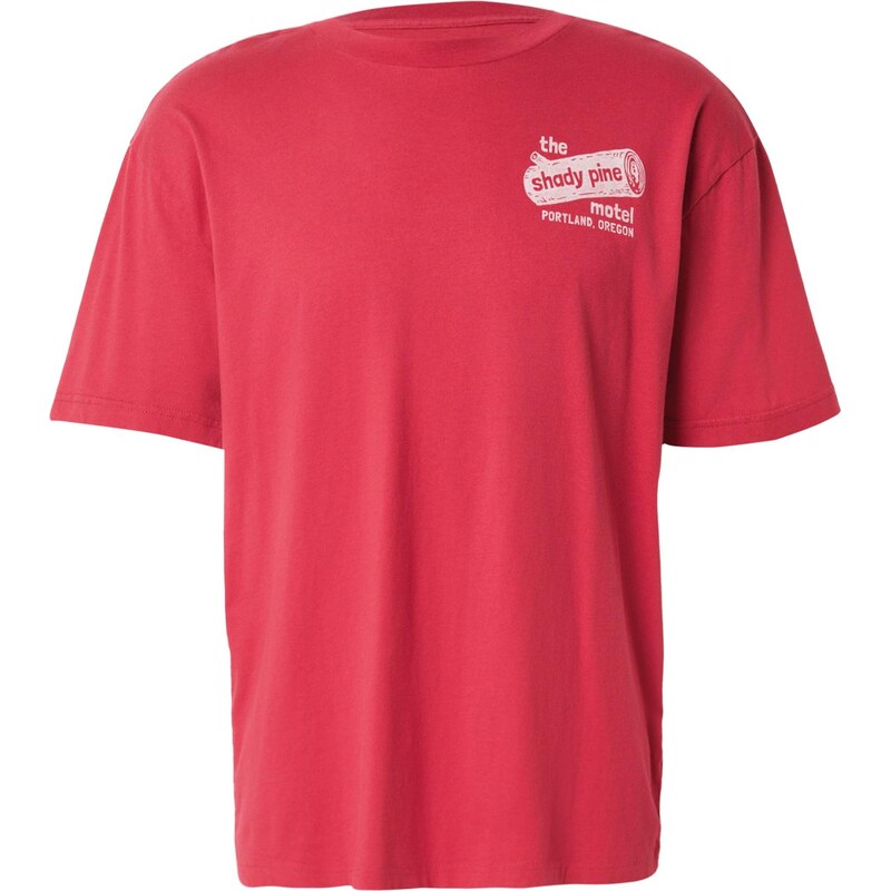 HOLLISTER Tričko červená / biela 66076378