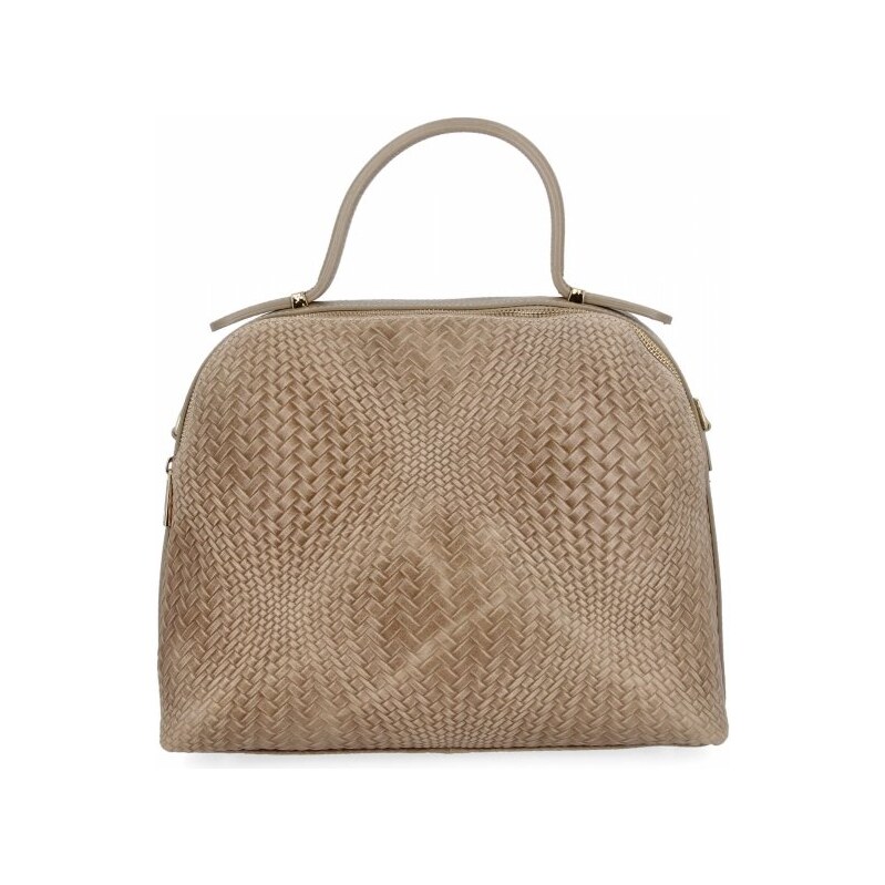 Vittoria Gotti Elegantná Kožená Taška Taliansky Kufrík 2 Komory 5273 66076480