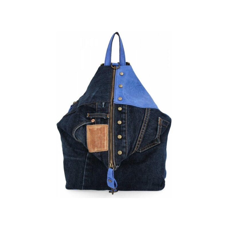 Vittoria Gotti Módny dámsky batoh vo veľkosti XL 5883 kobaltový 66076493