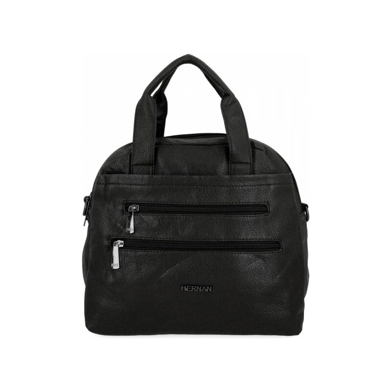 Univerzálna dámska taška 2 komory firmy Hernan 50908 čierna 66076518