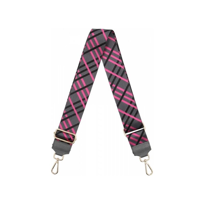 Hernan Módny opasok k taške H06 šedý/fuchsiový 66076534