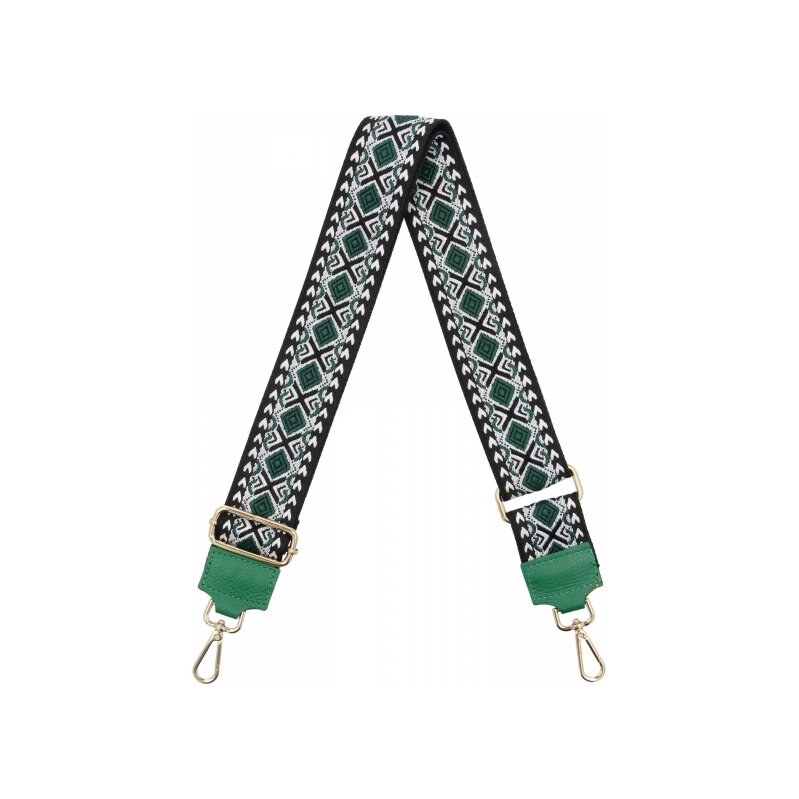 Hernan Módny pásik na tašku Folk P003-2 Draková zeleň 66076573