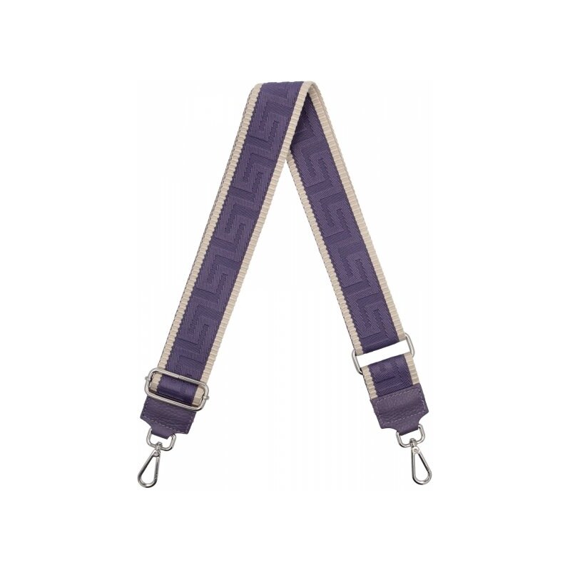Hernan Módny pásik na tašku Geometric PA005 Fialový/Bežový 66076574