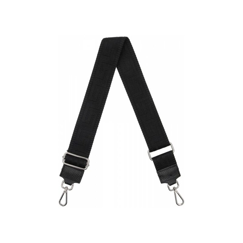 Hernan Módny pásik na tašku Geometric PA005 Čierny 66076588