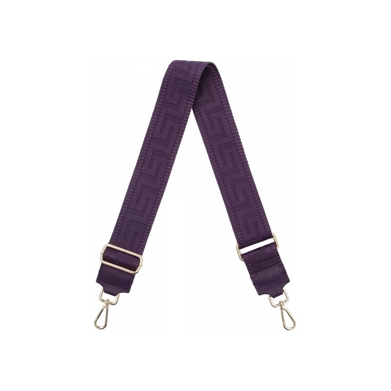 Hernan Módny pásik na tašku Geometric PA005 tmavo fialový 66076591