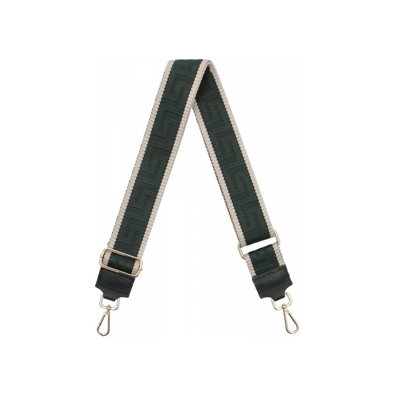 Hernan Módny pásik na tašku Geometric PA005 tmavá fľašková zelená 66076593