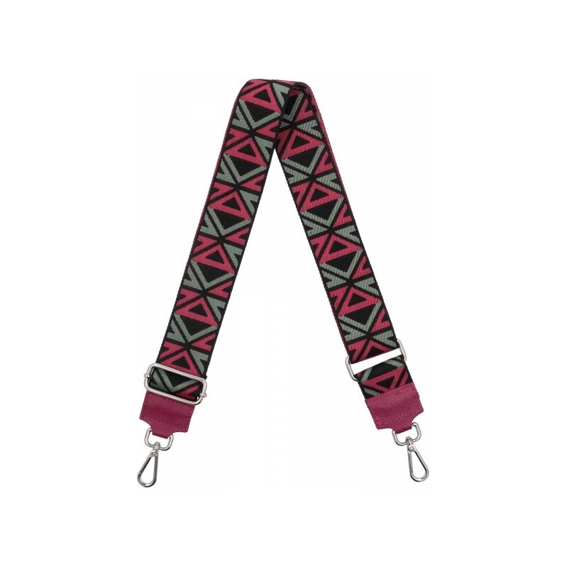 Hernan Módny pásik na tašku Geometric PA005 fuchsiový 66076606