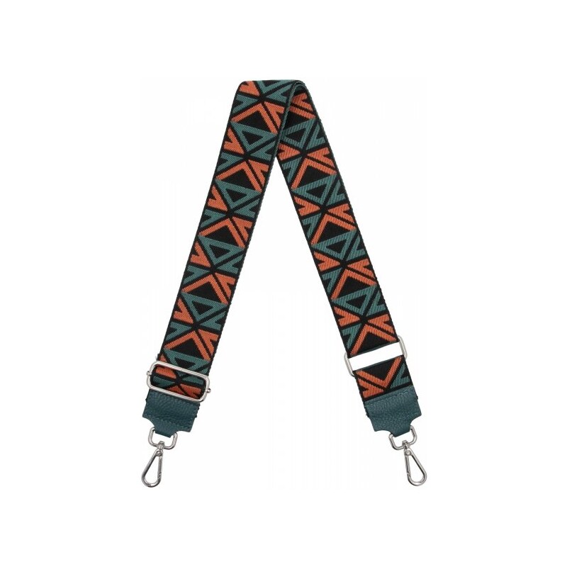 Hernan Módny pásik na tašku Geometric PA005 fľašková zelená 66076608