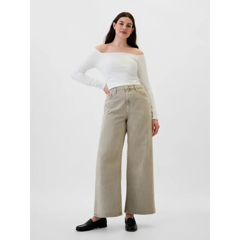 Džínsy pre ženy GAP High Rise Wide 540632-00 66078005