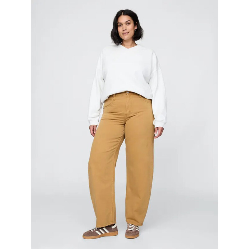 Džínsy pre ženy GAP Barrel High Rise 739238-02 66078014