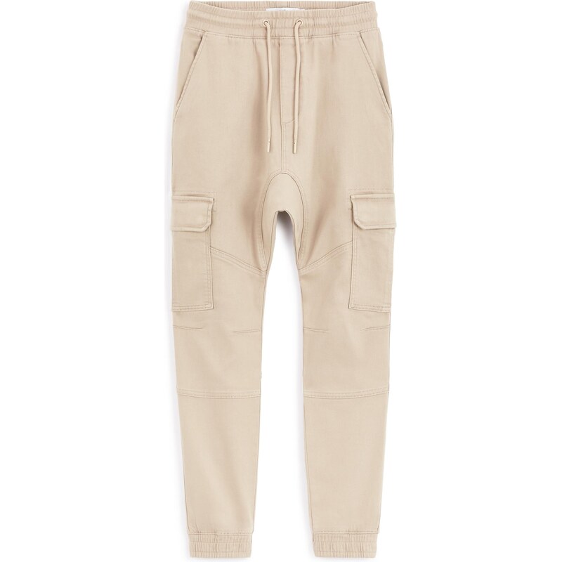 Béžové pánske cargo nohavice Celio Cokit4 50571869